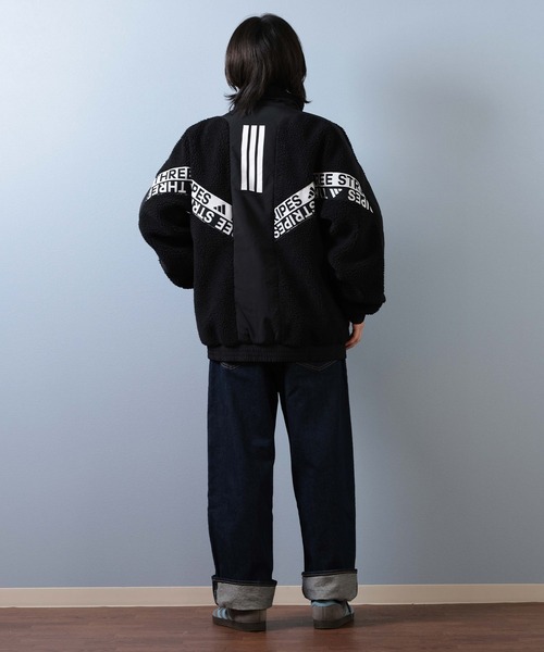 adidas（アディダス） ブルゾン アウター ボアジャケット ルーズ