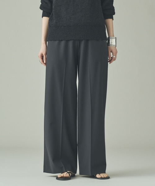 Curensology（カレンソロジー） パンツ /ウールブレンドセンタープレス