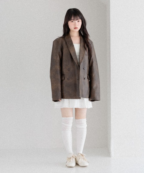 Heather（ヘザー） ジャケット テーラードジャケット 合成皮革