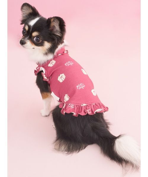 gelato pique（ジェラートピケ） 犬 服 「CAT＆DOG」オータムケーキ柄