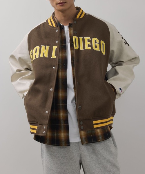 MLB スタジャン MLB Classic Melton Stadium Jacket/MLBクラシック