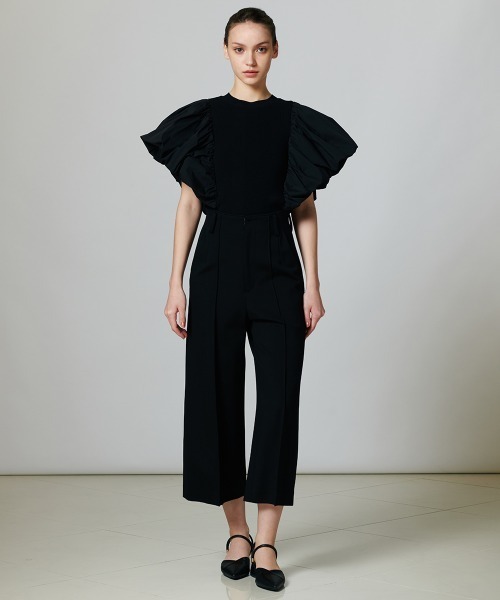 Sov. ニット セーター ボリュームスリーブニットトップス レディース