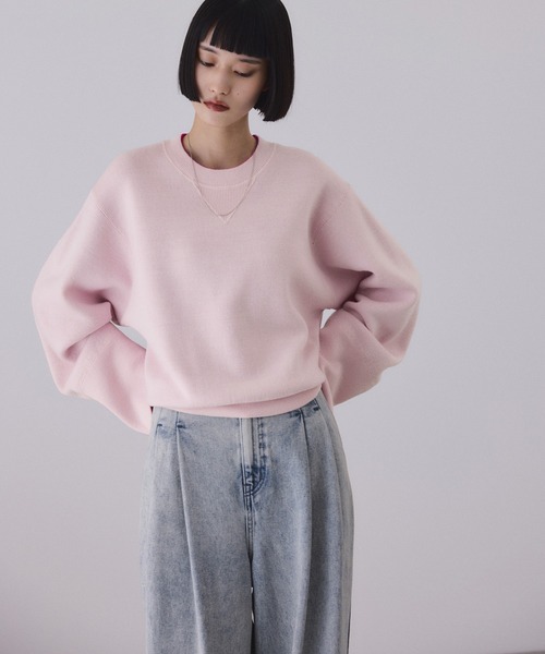 ADAM ET ROPE'（アダムエロペ） ニット セーター バイカラー