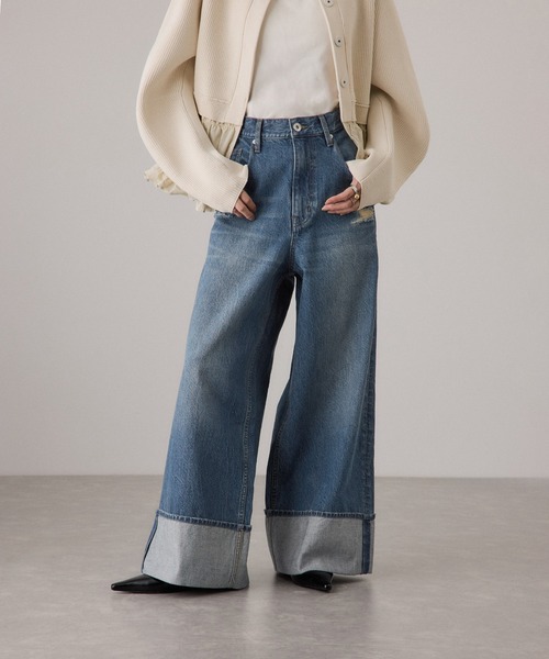 ADAM ET ROPE'（アダムエロペ） ジーンズ デニム デニムパンツ ターン