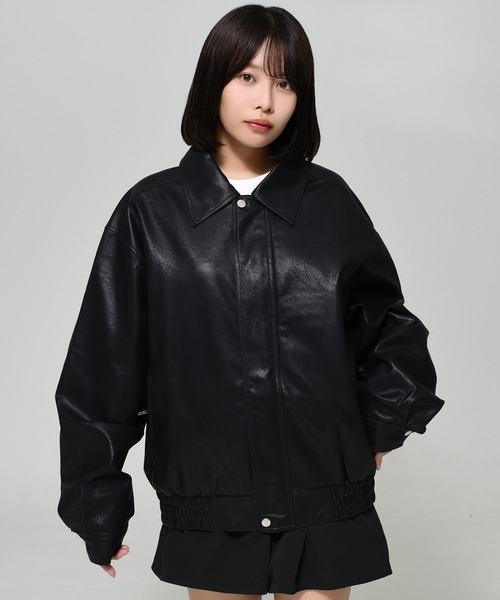 OY（オーワイ） 革ジャン ライダース BUTTERFLY VEGAN LEATHER JACKT