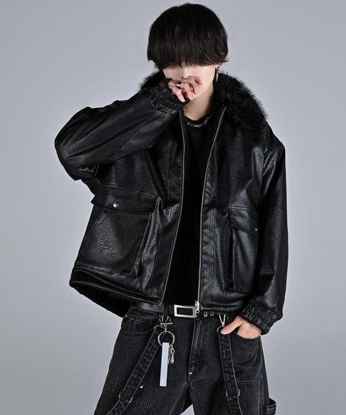 ADRER（アドラー） ブルゾン アウター The B-3 Reversible Fur Blouson