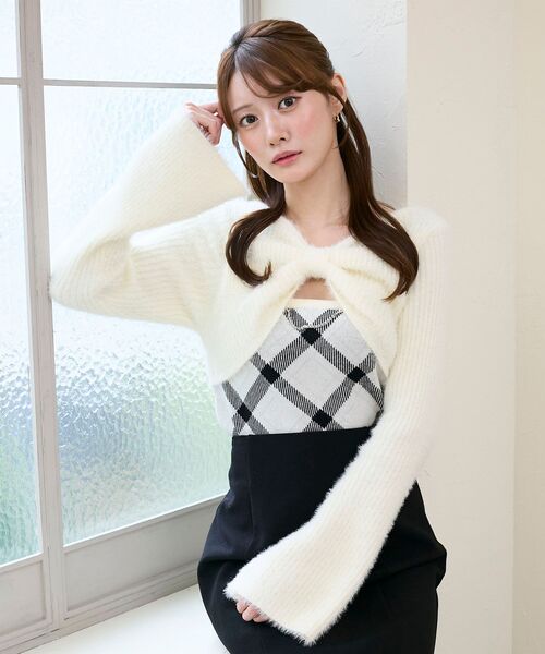 MAJESTIC LEGON（マジェスティックレゴン） ニット セーター リボン