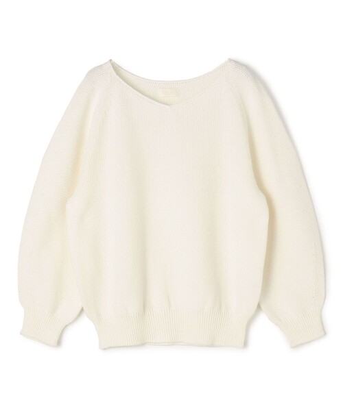 Ballsey（ボールジィ） ニット セーター モスステッチ Vネックプル