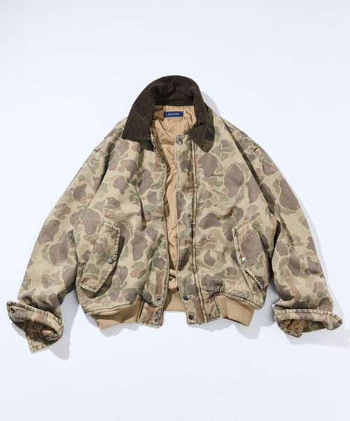 NAUTICA（ノーティカ） ブルゾン アウター カモ柄ボンバージャケット