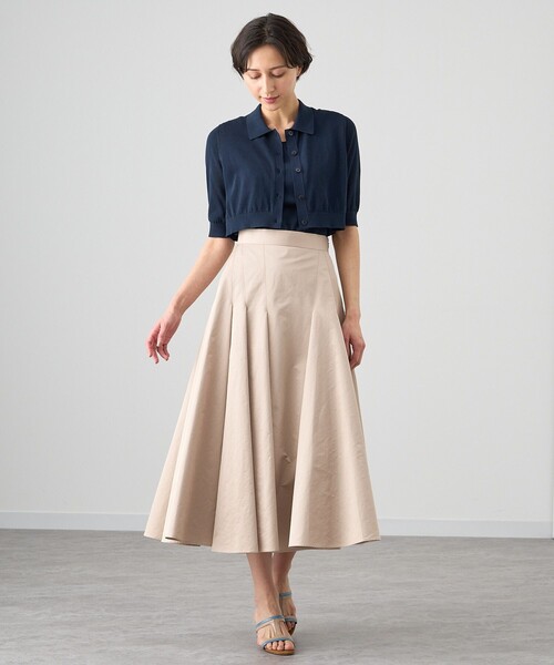 ANAYI（アナイ） スカート 「セットアップ対応商品」エコナットツイル
