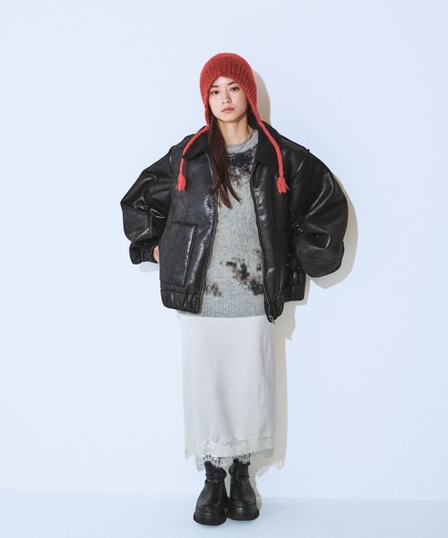 JEANASIS（ジーナシス） ブルゾン アウター リバーシブルモンスター