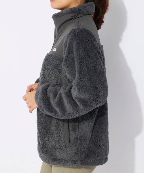 FILA（フィラ） モコモコトラックジャケット レディース : ZOZOTOWN