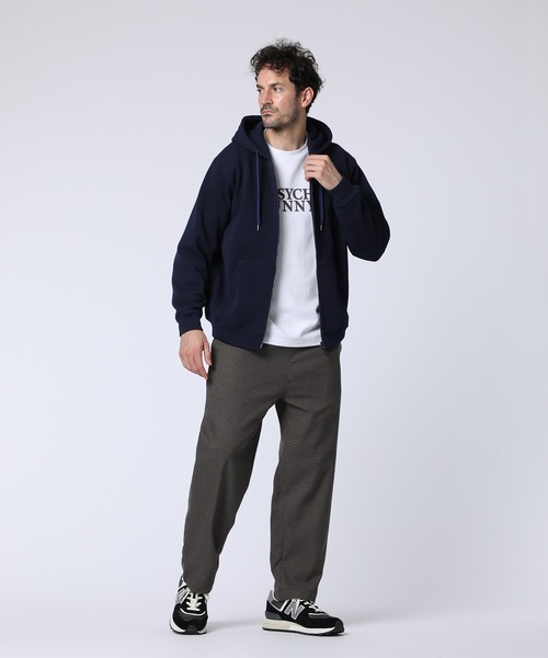 Psycho Bunny（サイコバニー） パーカー ワンポイントバニー ワッフル