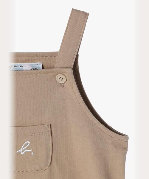 agnes b.（アニエスベー） サロペット オーバーオール ベビー ”b.”ロゴ