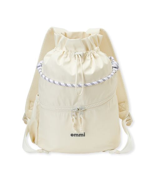 emmi デイバック リュック 「限定カラー」撥水 emmiロゴマルチバック