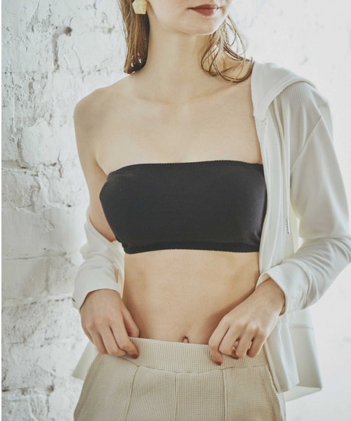 northerly（ノーザリー） チューブトップ ベアトップ チューブブラ綿混