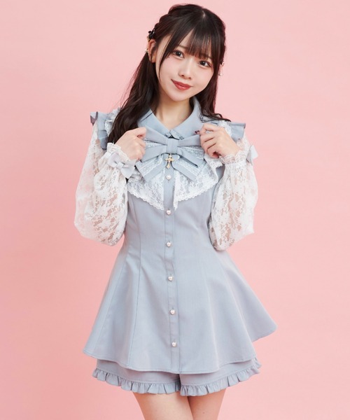 Secret Honey（シークレットハニー） セットアップ ラッフル＆袖レース