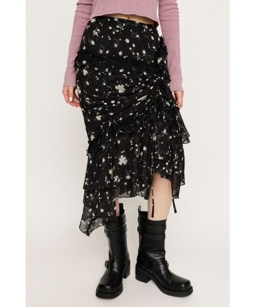 SLY（スライ） スカート RANDOM FRILL SK ランダム フリル スカート