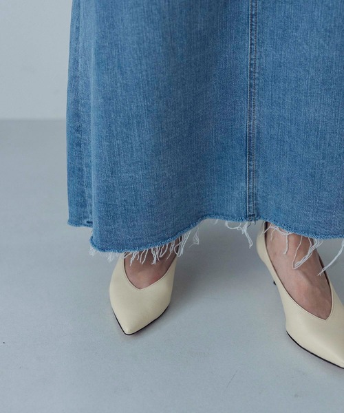 YANUK（ヤヌーク） スカート デニム YANUK / maxi A-line skirt(マキシ