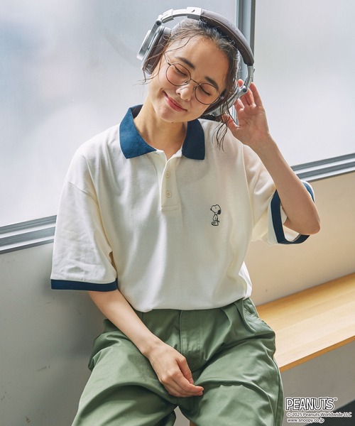 PEANUTS ポロシャツ ポロ 「PEANUTS / SNOOPY」別注 ピーナッツ