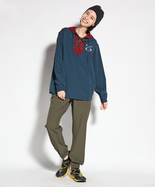 ELDORESO（エルドレッソ） パーカー Lace Up Parka / レースアップパ