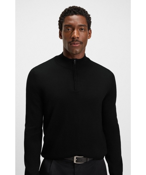 BOSS（HUGO BOSS） セーター ニット ジップネックセーター バージン