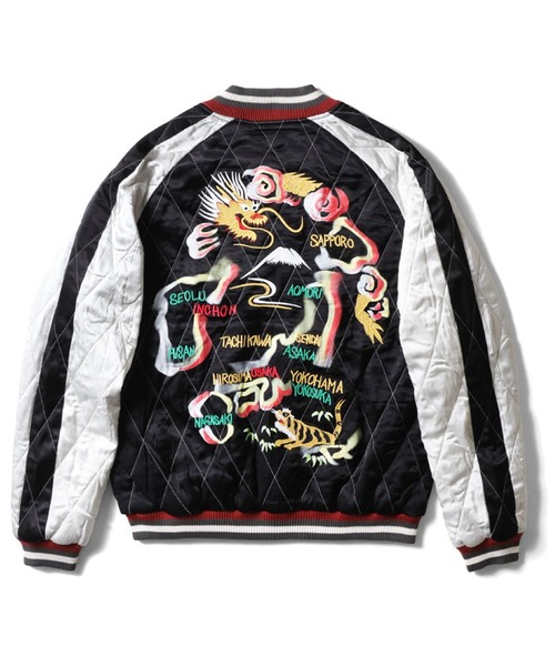 HOUSTON（ヒューストン） スカジャン レーヨンスカジャン(MAP) メンズ