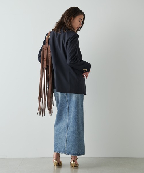 Whim Gazette（ウィム ガゼット） デニムスカート デニムスリット