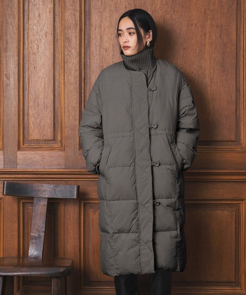 ELFRANK ダウンコート ダウンジャケット ロングダウンコート マルチway