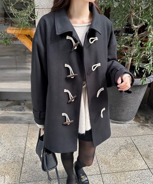 LAUIR（ラウアー） ダッフルコート コート 中綿ステンカラーミドル