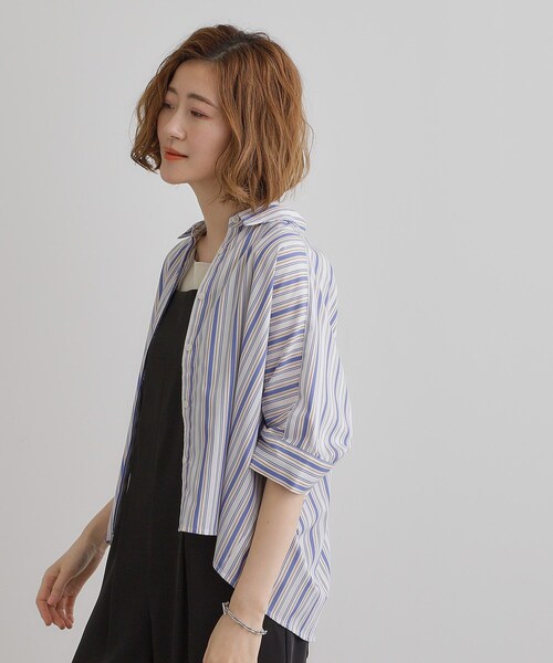 grove（グローブ） ブラウス シャツ 「夏に嬉しい機能付き」ドルマン