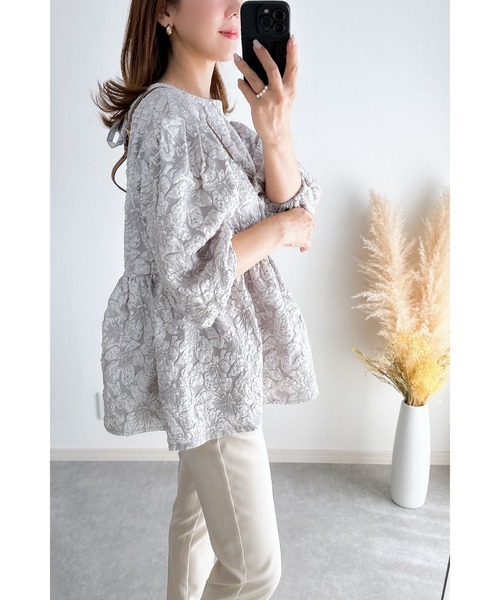 &. NOSTALGIA（ノスタルジア） ブラウス シャツ 「ZOZO限定」フラワー