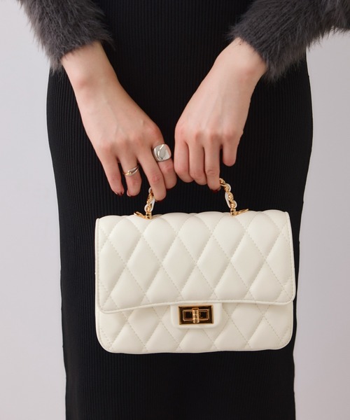 VIS（ビス） ショルダーバッグ バッグ チェーンハンドルキルティング