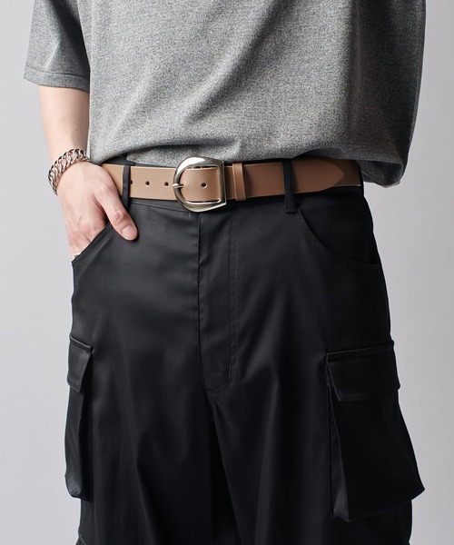 Lui's（ルイス） ベルト オリジナルバックルベルト メンズ : ZOZOTOWN