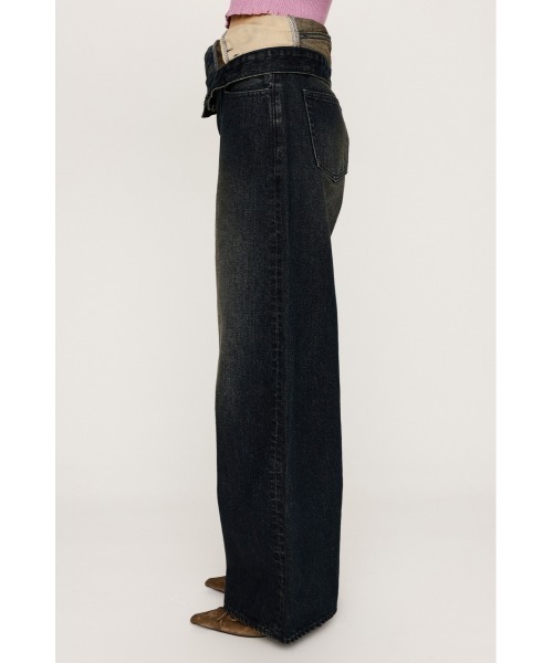 SLY（スライ） ジーンズ デニム デニムパンツ LAYERED STRAIGHT DENIM