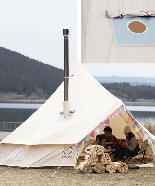 S'more 「S'more /Bello 400」 撥水加工ポリコットンベル型テント/ 5