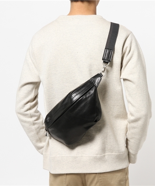 aniary（アニアリ） ウエストポーチ ボディバッグ（アンティークレザー