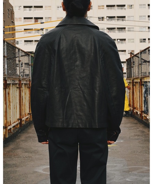 Noen（ノエン） ブルゾン アウター ヴィンテージライクレザー