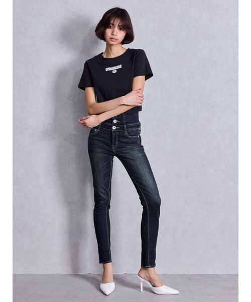 GYDA（ジェイダ） ジーンズ デニム デニムパンツ ハイウエストウエスト