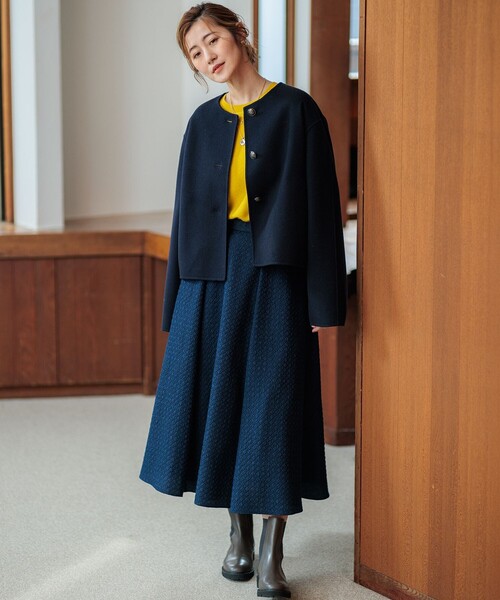 ノーカラーコート コート ウールリバー レディース : ZOZOTOWN Yahoo