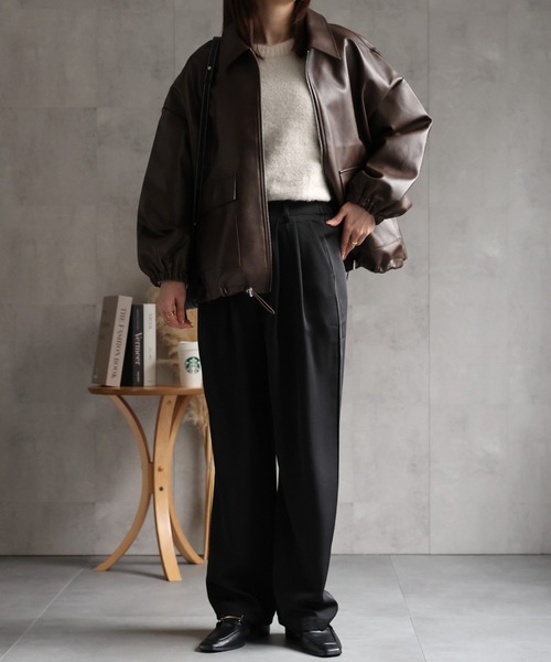 sakishimatokyo レザージャケット ライダース 新色追加「選べる2タイプ