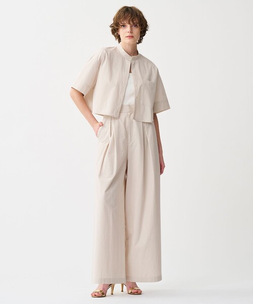 uncrave（アンクレイヴ） パンツ カラータイプライター ワイドパンツ