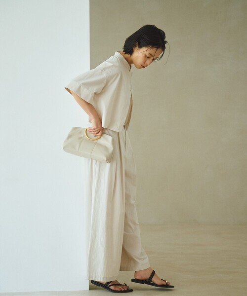 uncrave（アンクレイヴ） パンツ カラータイプライター ワイドパンツ