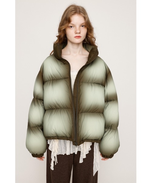 SLY（スライ） ブルゾン アウター FADED PRINT PUFFER JK フェイディド