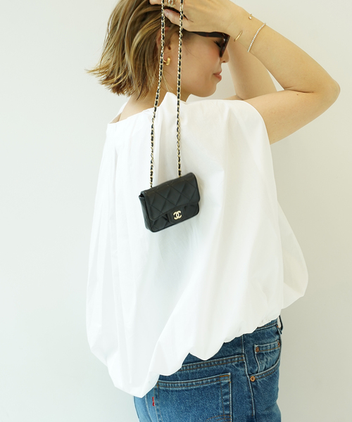 CELERI ブラウス シャツ 「CELERI/セルリ」Cocoon ブラウス レディース