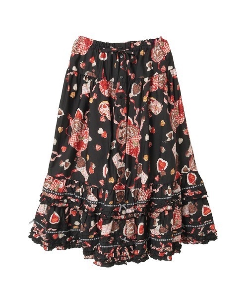 PINK HOUSE（ピンクハウス） スカート スウィートメモリーズプリント