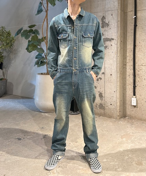 BEATJIVE（ビートジャイブ） オールインワン デニム カバーオール