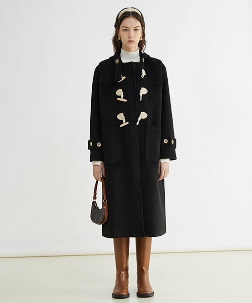 ダッフルコート コート フード ダッフルロングコート FC19W140「Fano