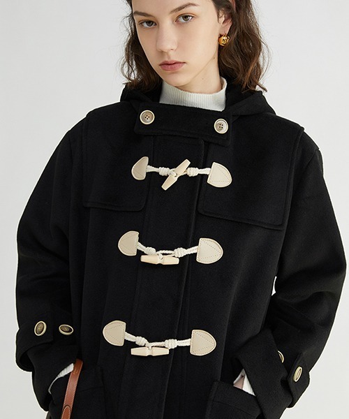 ダッフルコート コート フード ダッフルロングコート FC19W140「Fano