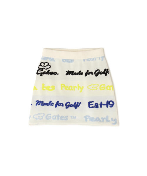 PEARLY GATES（パーリーゲイツ） スカート 「PEARLY GATES」天竺×ロゴ